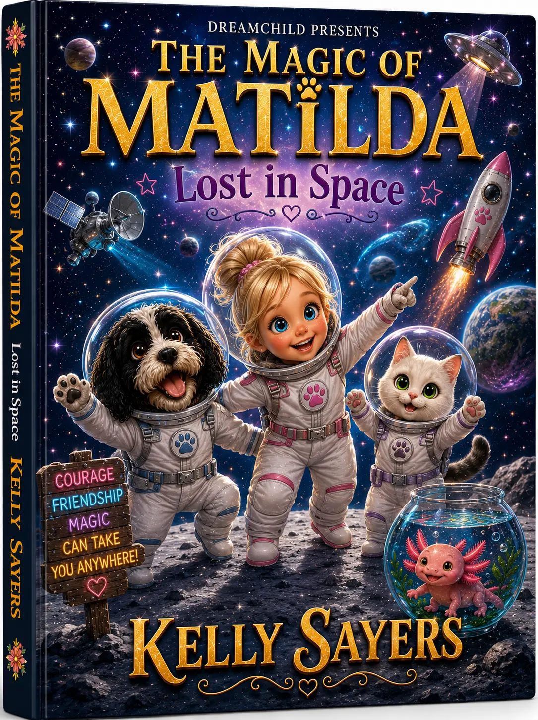 The Magic of Matilda: Lost in Space — book cover by Kelly Sayers