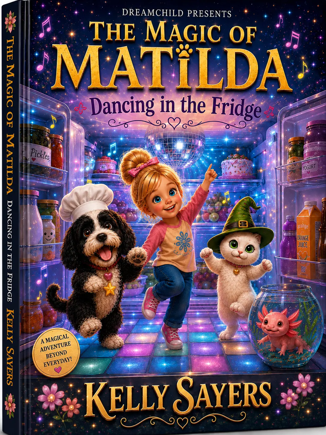 The Magic of Matilda: Dancing in the Fridge — book cover by Kelly Sayers